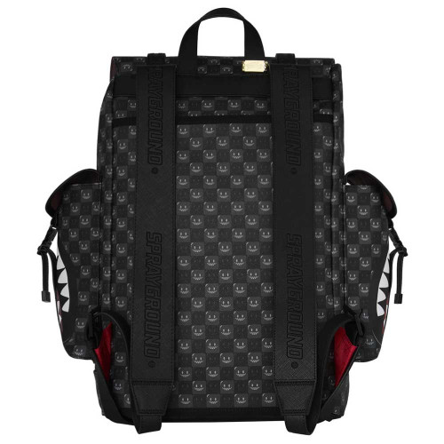 Sprayground Τσάντα πλάτης Sharks In Paris WTF Bubbly Black Check Monte Carlo Backpack